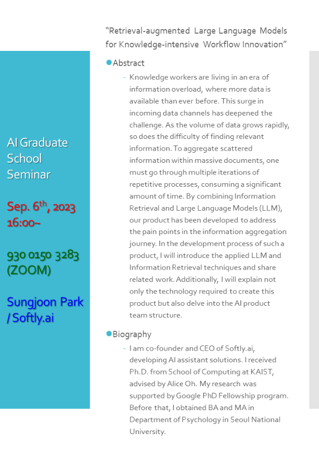 EE Graduate Seminar(On practical takeaways from training large language models)