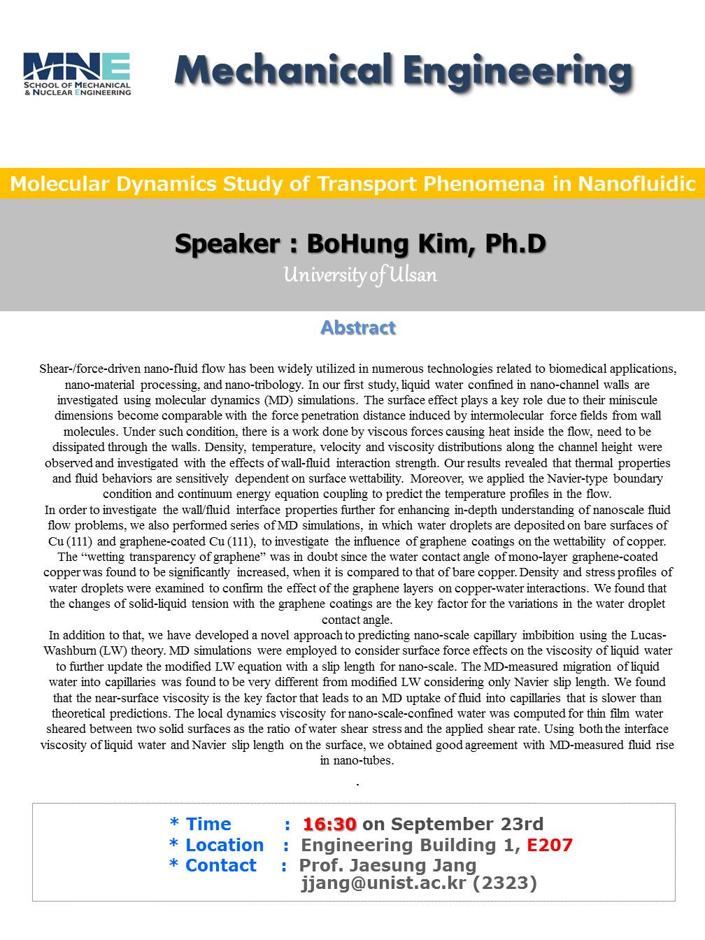 15.09.24 NUE 세미나: A Platform for Corium Research