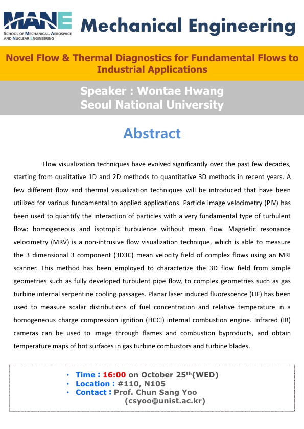 [MEN] Novel Flow & Thermal Diagnostics for Fundamental Flows to ..