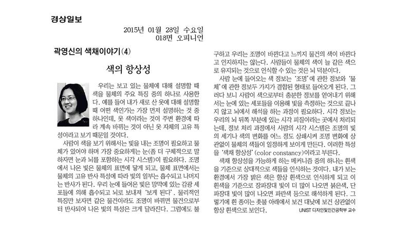 색의 항상성